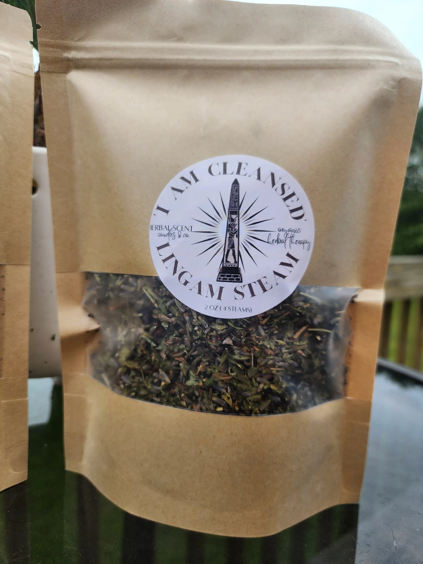 Organic Lingam Herbal Blend - "I AM CLEANSED" - Male Prostate Steaming Herbs Herbal Scent Candles & Co.
