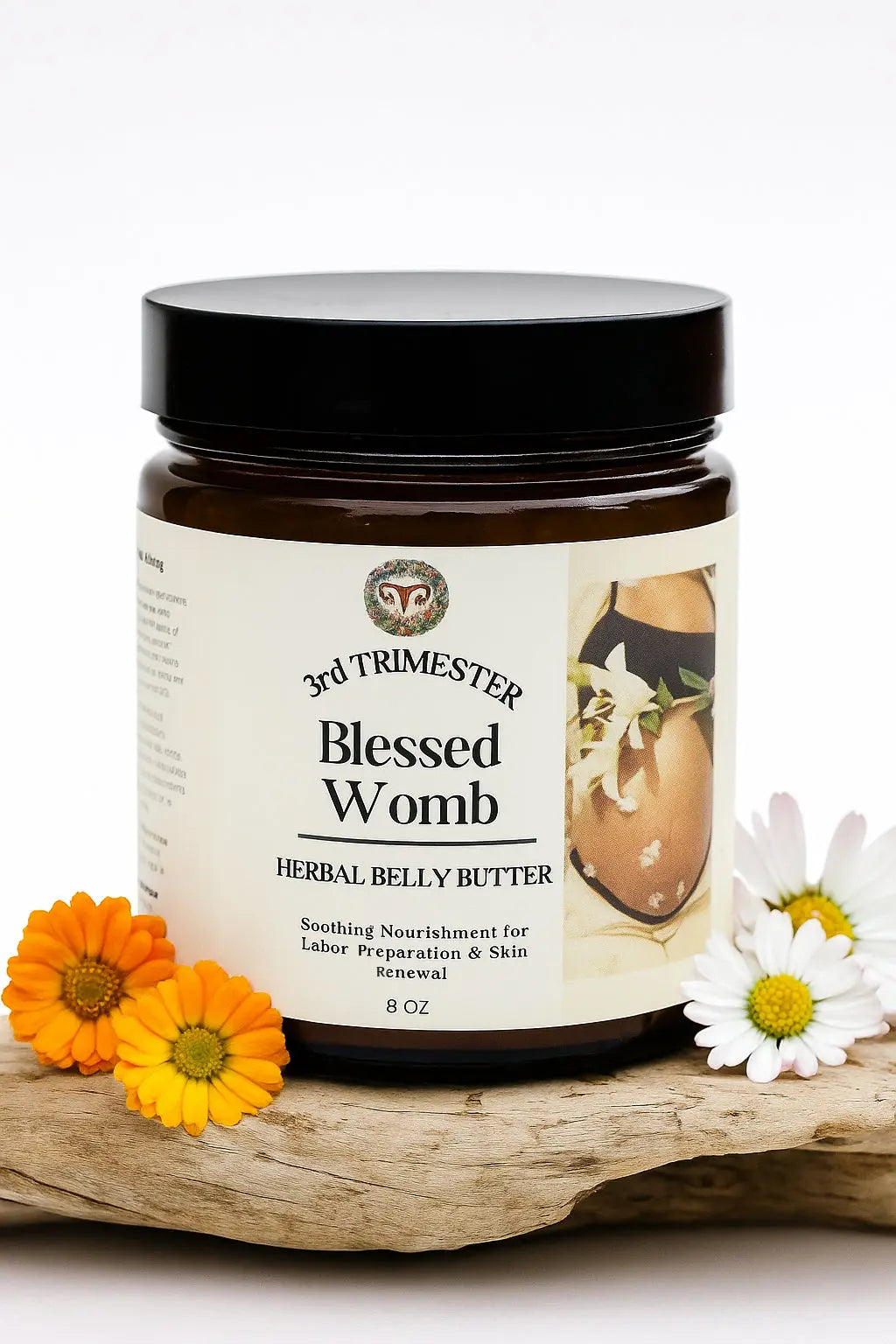 Labor Prep & Stretch Mark Support – Blessed Womb Belly Butter (3rd Trimester)