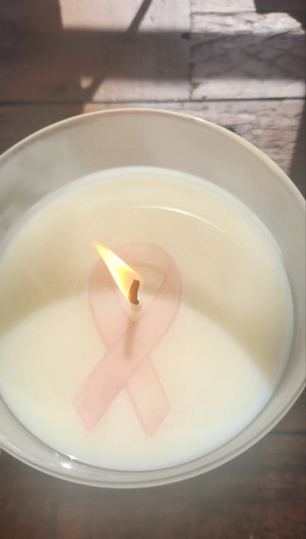Ribbon of Hope Candles – A Light of Strength, Love, and Remembrance Herbal Scent Candles & Co.