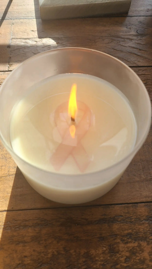 Ribbon of Hope Candles – A Light of Strength, Love, and Remembrance Herbal Scent Candles & Co.