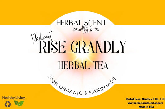 Rise Grandly Herbal Tea Herbal Scent Candles & Co.
