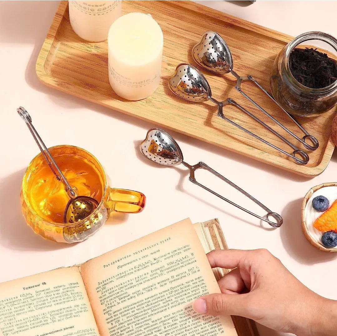 Heart Shaped Tea Spoon Infuser 7chakrasrus