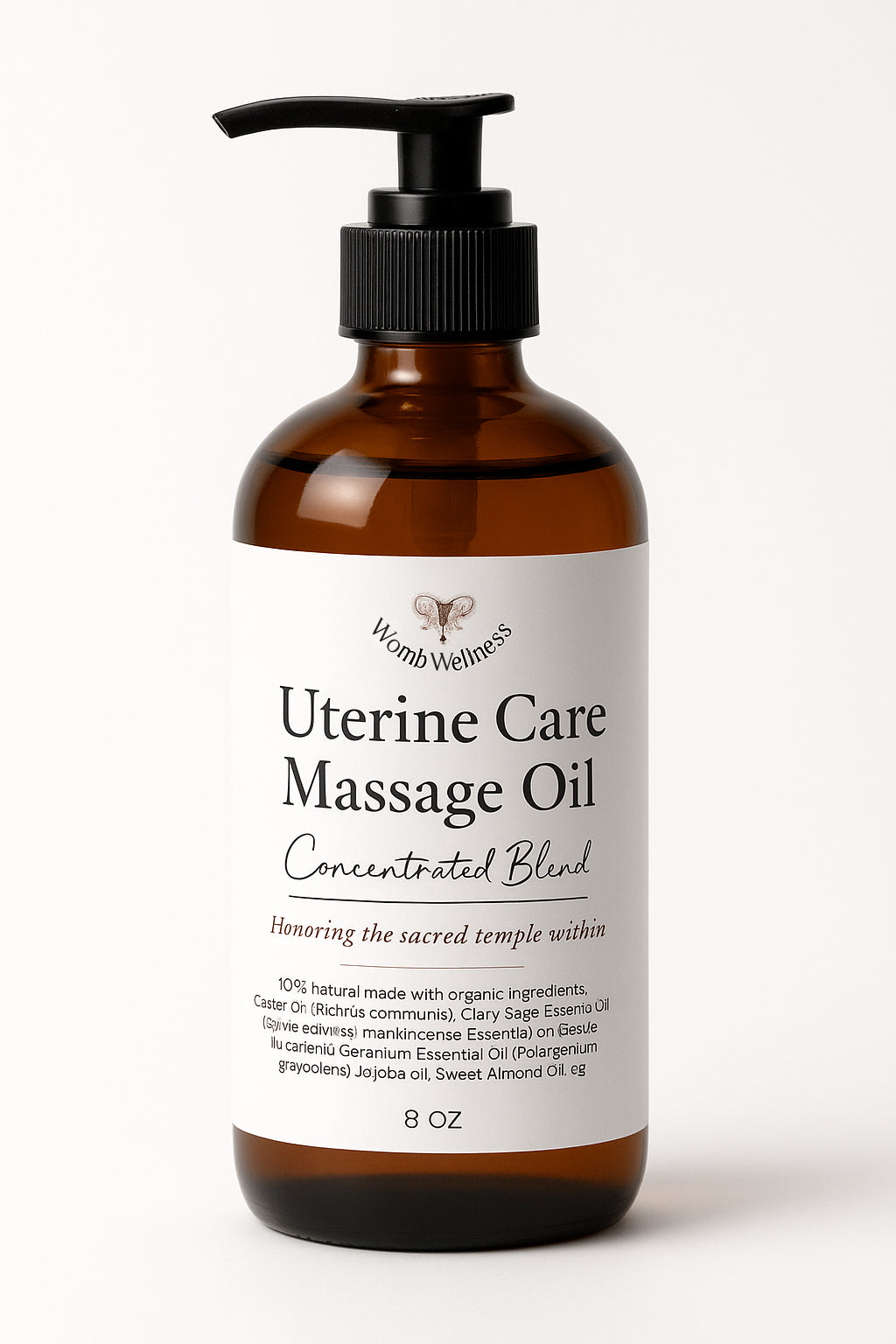 Uterine Care Massage Oil – Concentrated Blend