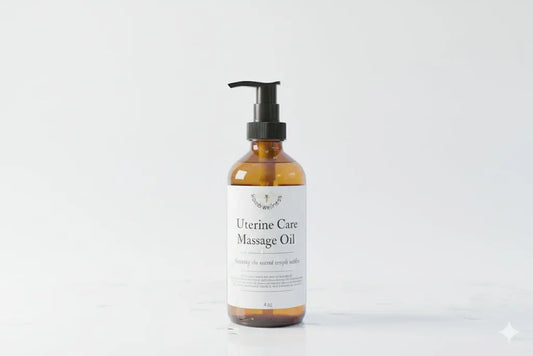 Uterine Care Massage Oil | Natural Menstrual & Fibroid Relief Herbal Scent Candles & Co.