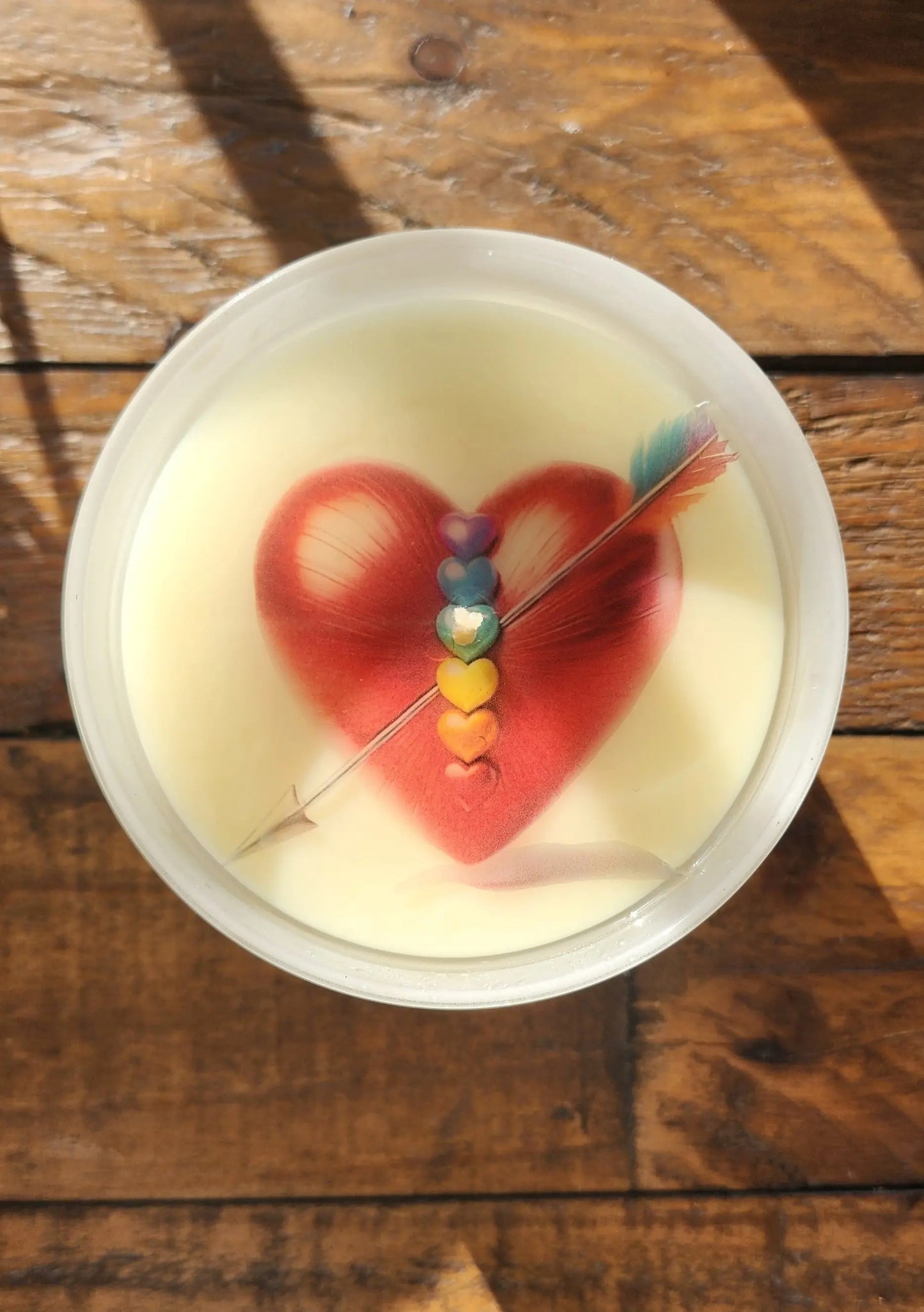Flame of Love and Chakras Candle | Heartfelt Holiday Collection Herbal Scent Candles & Co.