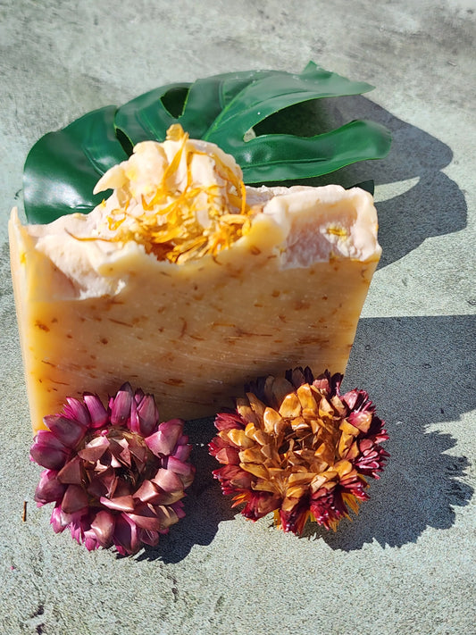 Lemongrass & Calendula Soap  | Handmade Organic Soap Herbal Scent Candles & Co.