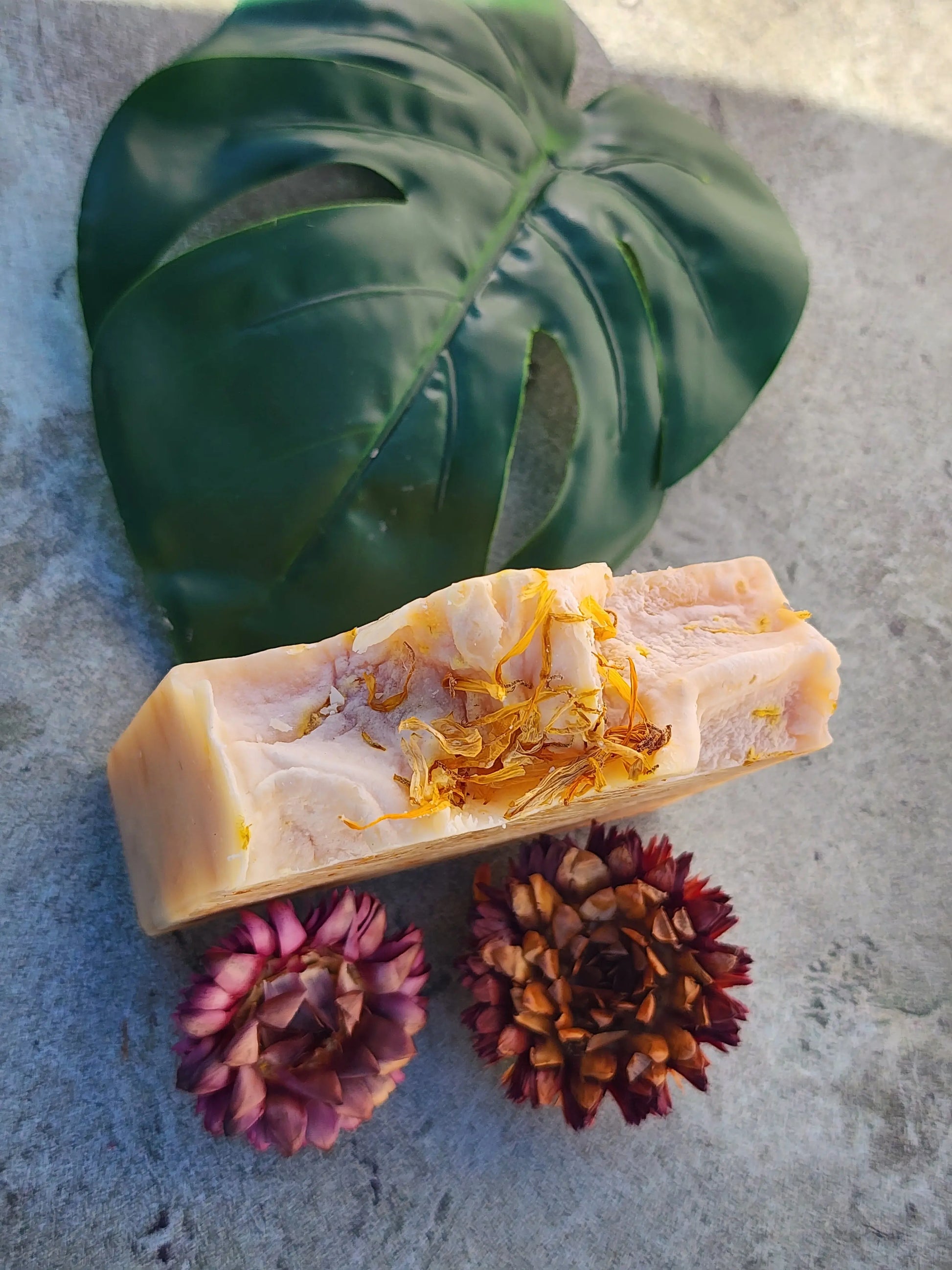 Lemongrass & Calendula Soap  | Handmade Organic Soap Herbal Scent Candles & Co.