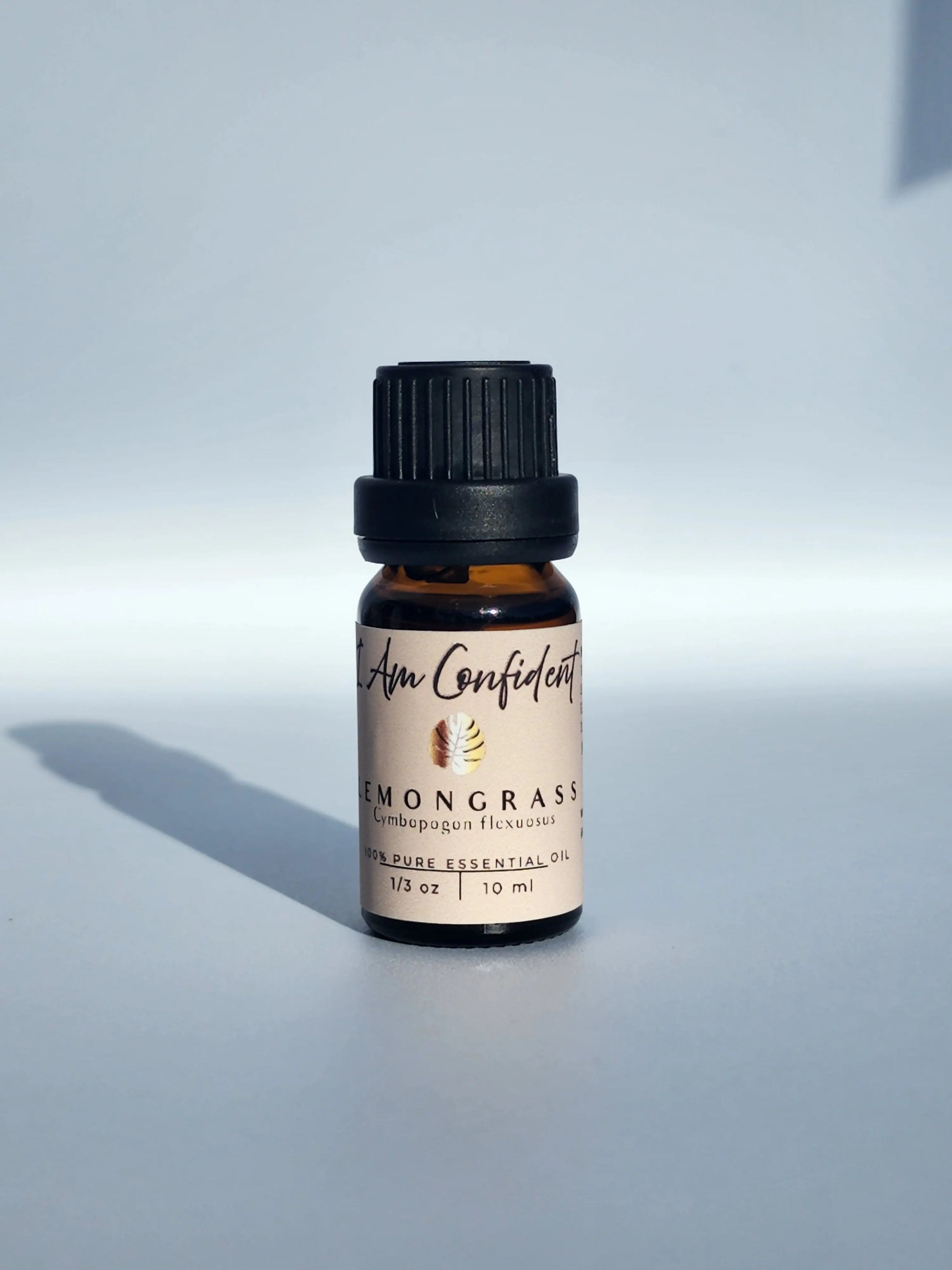 I AM CONFIDENT - Herbal Scent 100% Organic Lemongrass Essential Oil Herbal Scent Candles & Co.
