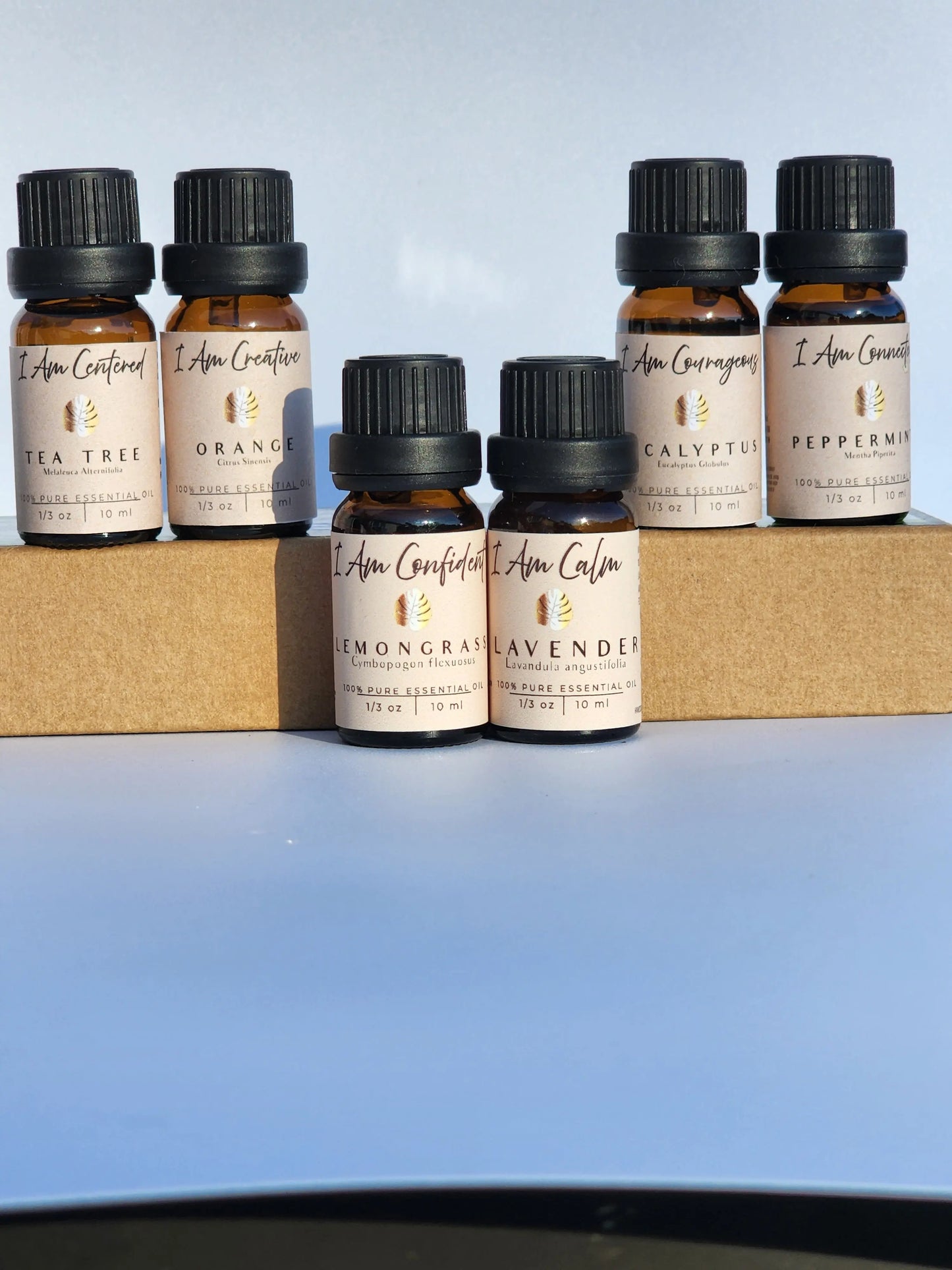 I AM CENTERED - Herbal Scent 100% Pure Tea Tree Essential Oil Herbal Scent Candles & Co.