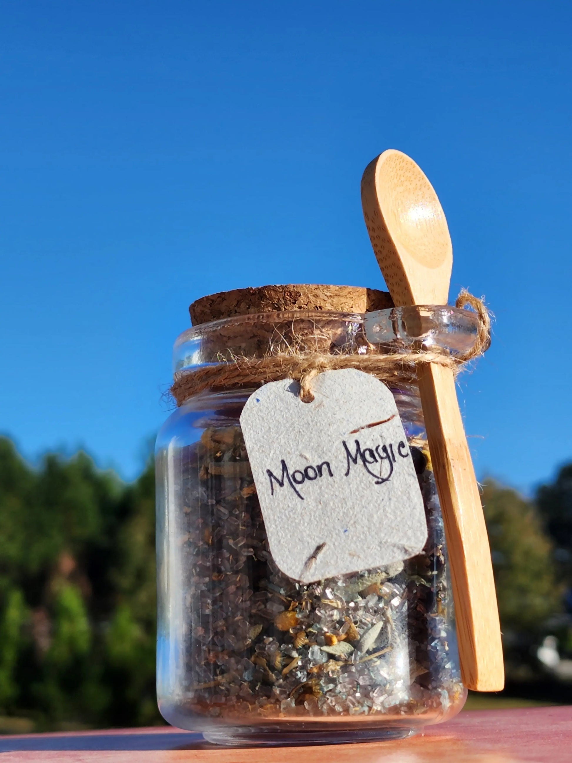 Moon Magic All-Natural Organic Crystal Bath Soak Herbal Scent Candles & Co.
