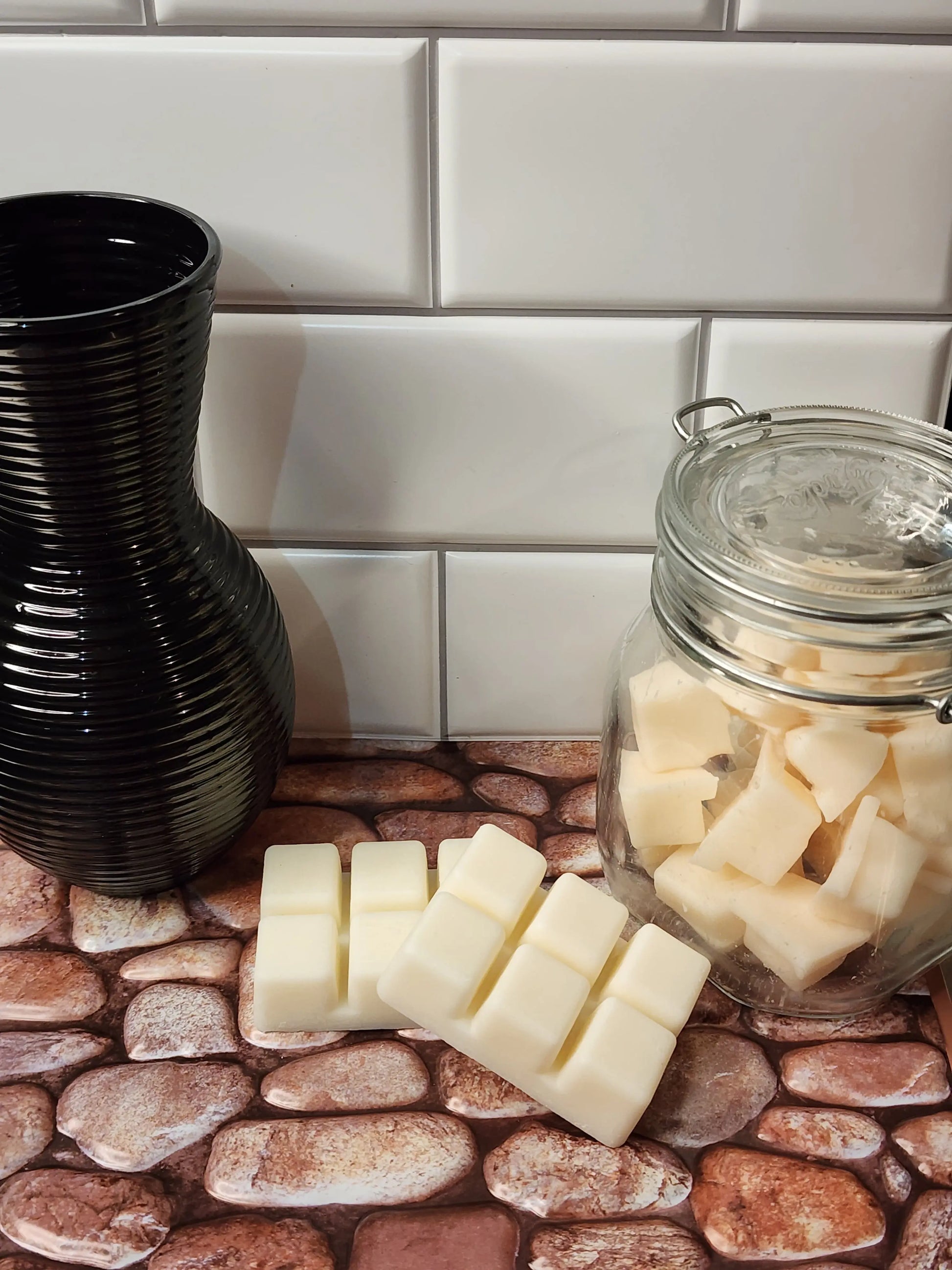 Organic Vanilla Rose Soy Wax Melt Herbal Scent Candles & Co.