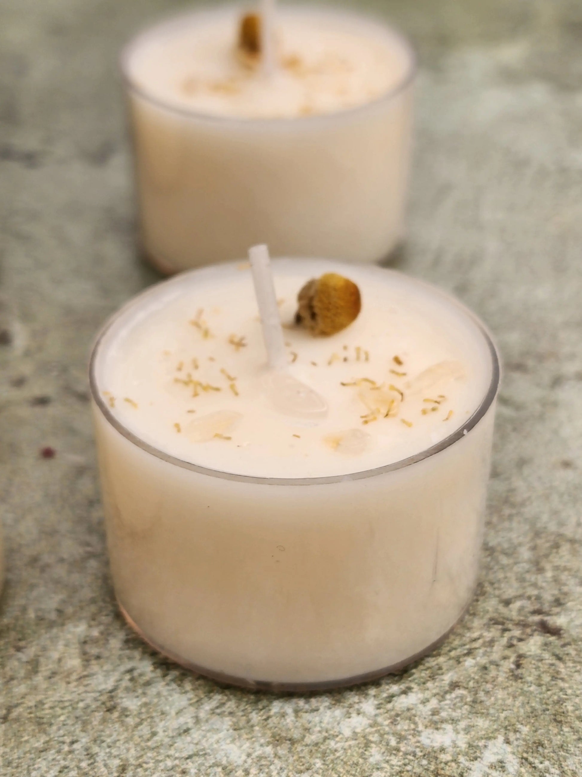 Crystal and Infused Tealights Herbal Scents Candle & Co.