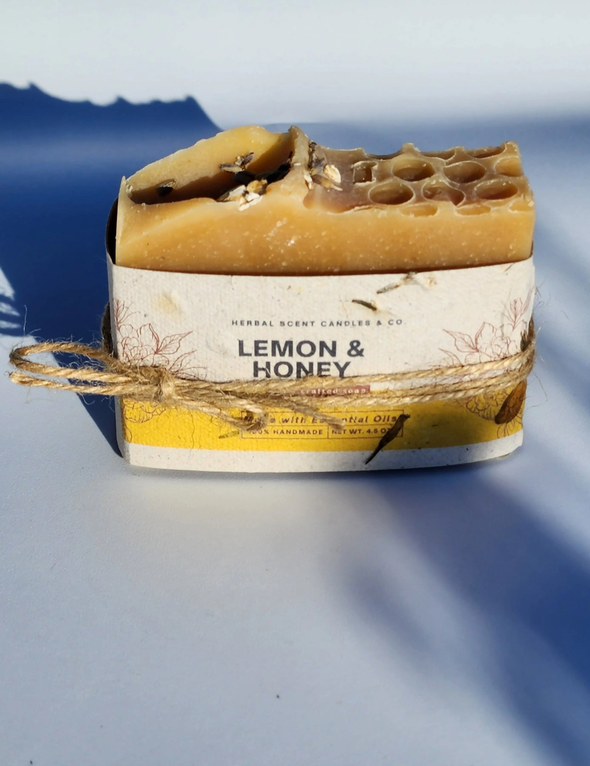 Lemon & Honey Soap | Handmade Organic Soap Herbal Scent Candles & Co.