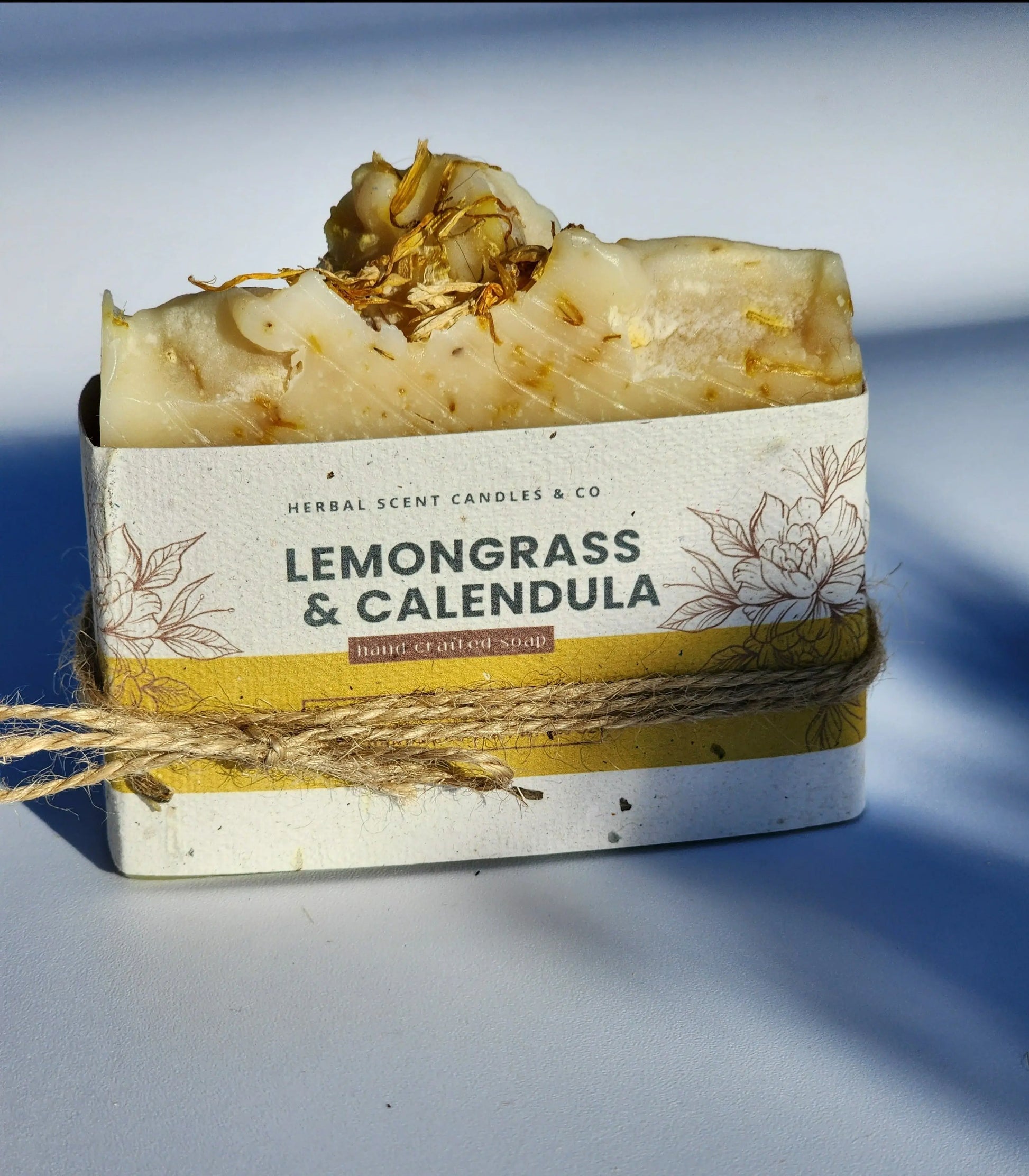 Lemongrass & Calendula Soap  | Handmade Organic Soap Herbal Scent Candles & Co.