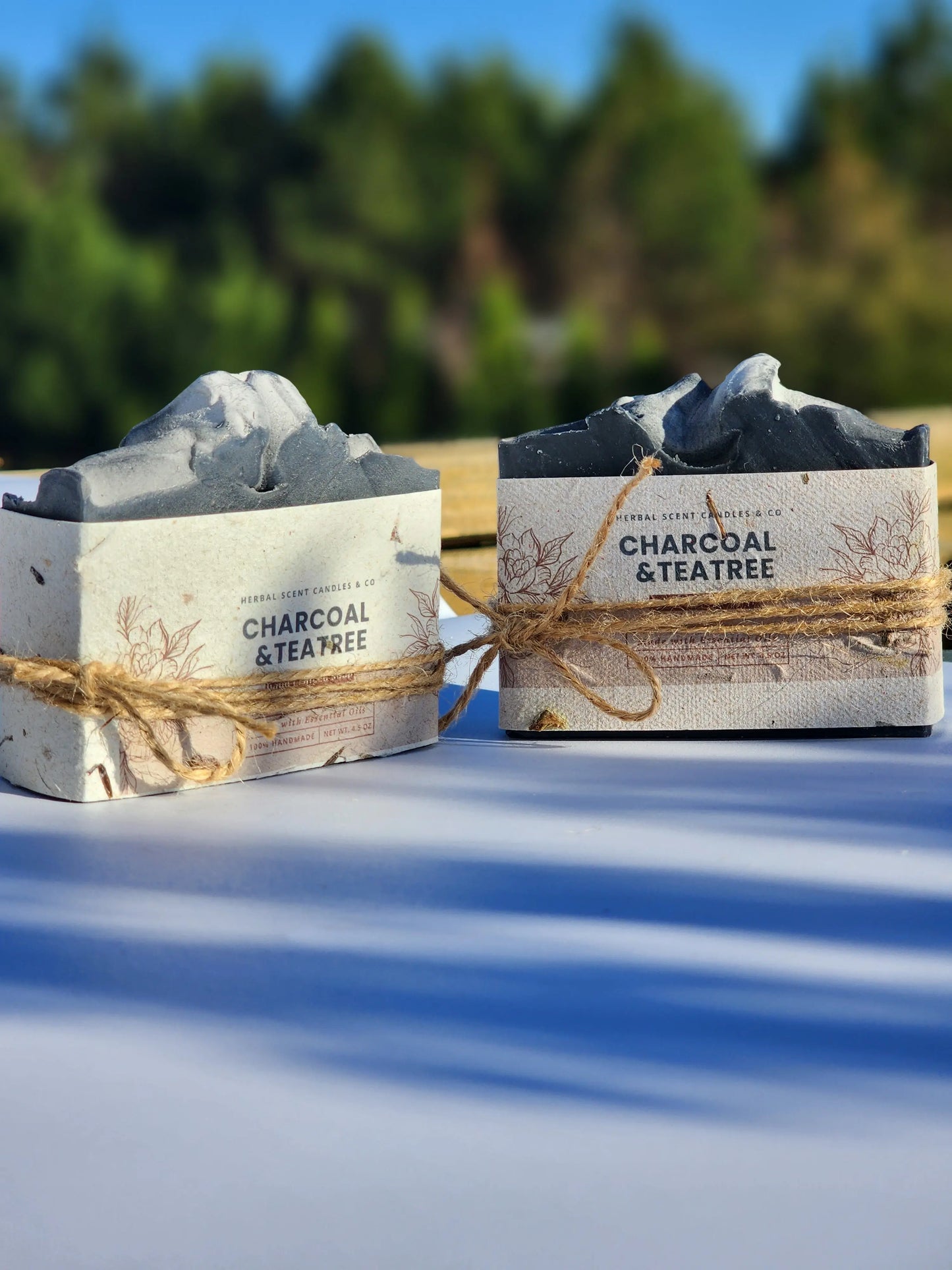 Grounding Charcoal & Tea Tree Soap | Handmade Organic Soap Herbal Scent Candles & Co.