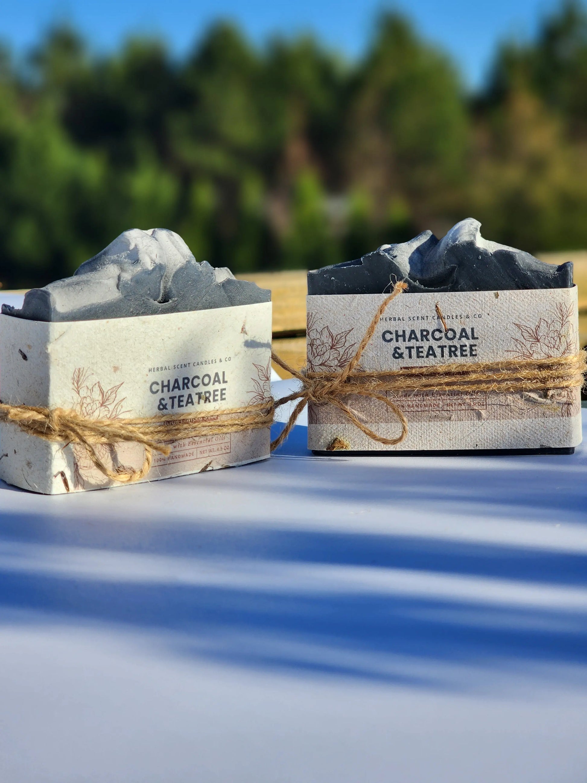 Grounding Charcoal & Tea Tree Soap | Handmade Organic Soap Herbal Scent Candles & Co.