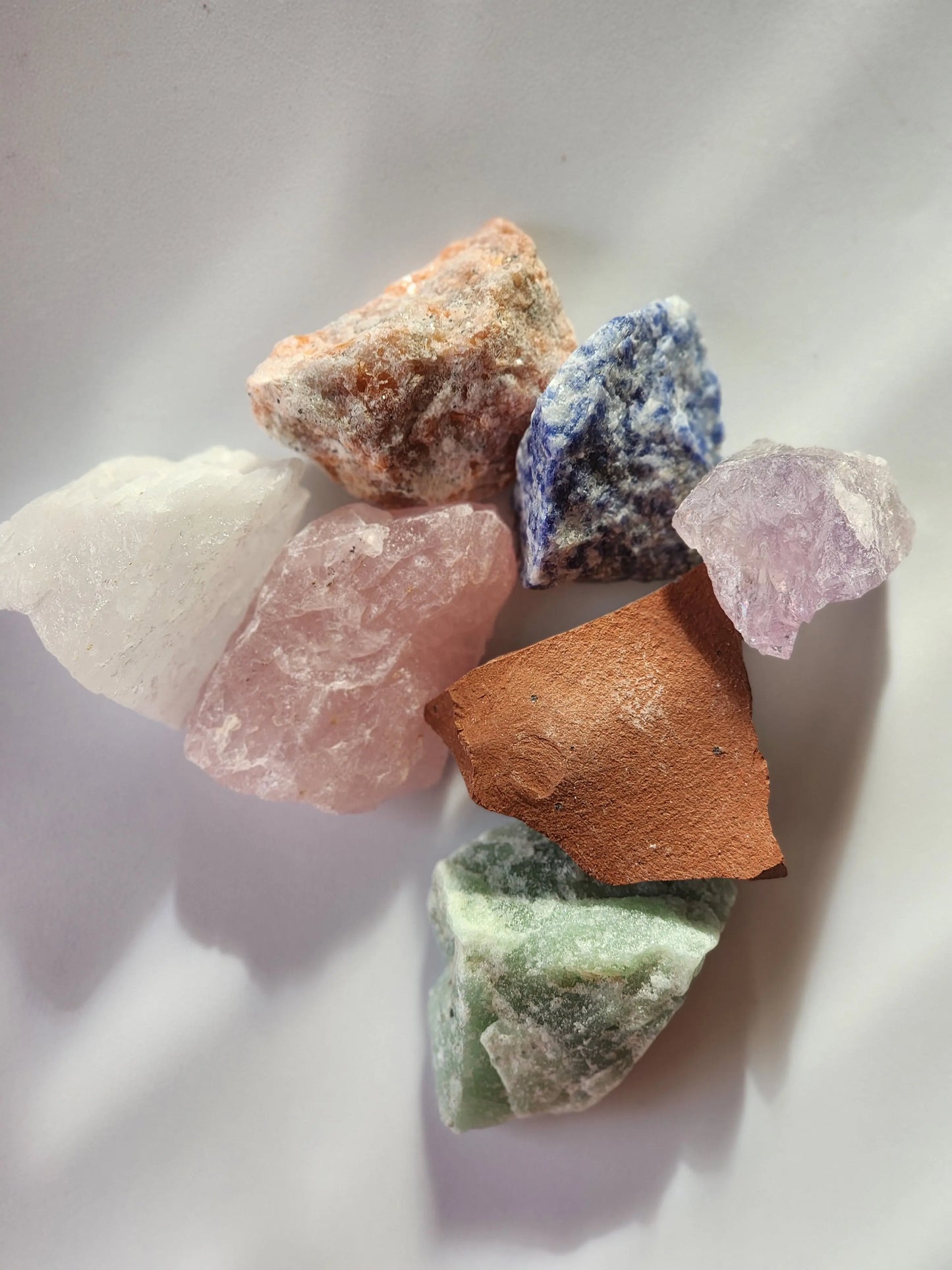 Blessed 7Chakra Stones Healing Crystal Bag | Blessed With Reiki Charged Healing Energy 7chakrasrus
