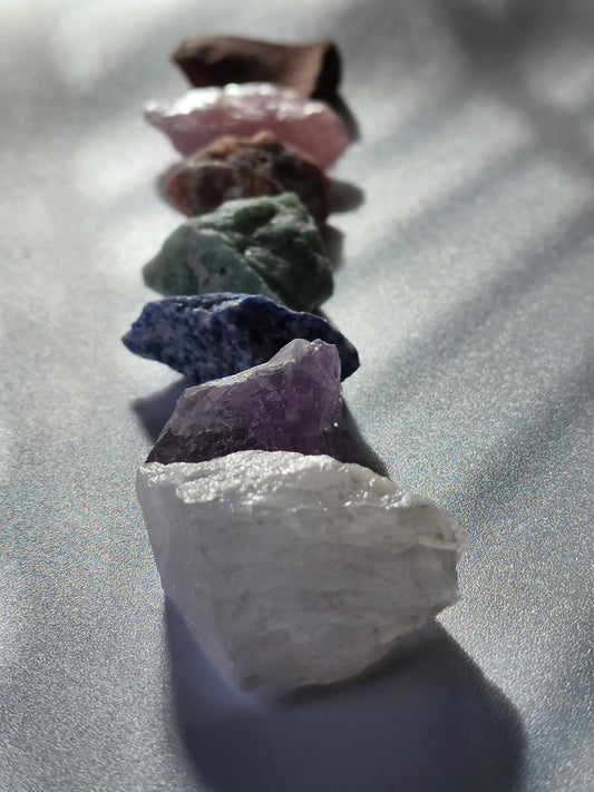 Blessed 7Chakra Stones Healing Crystal Bag | Blessed With Reiki Charged Healing Energy 7chakrasrus