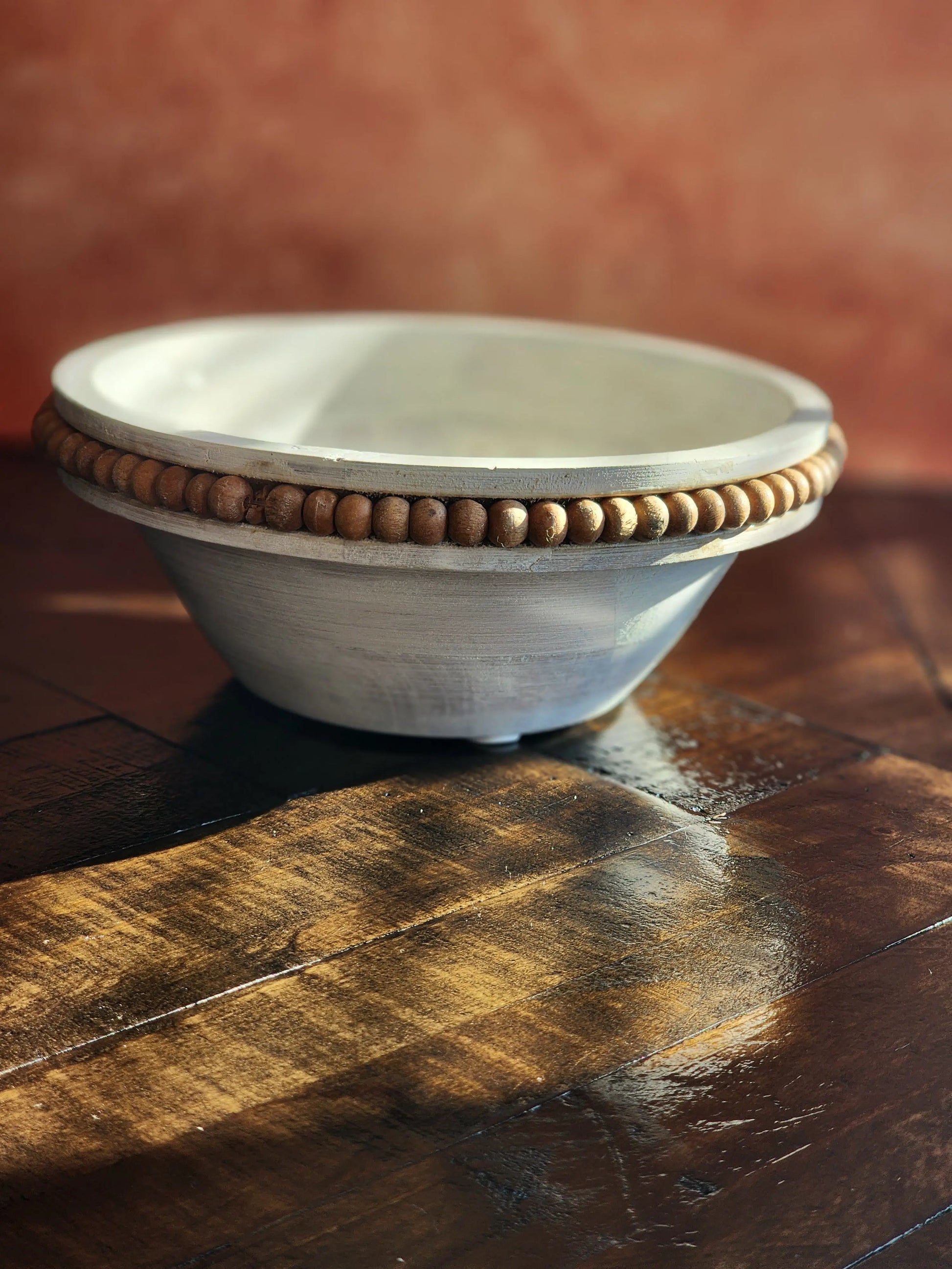 Palo Santo & White Sage Beaded Energy Cleansing 2-wick Candle Bowl | Aromatherapy Herbal Scents Candle & Co.