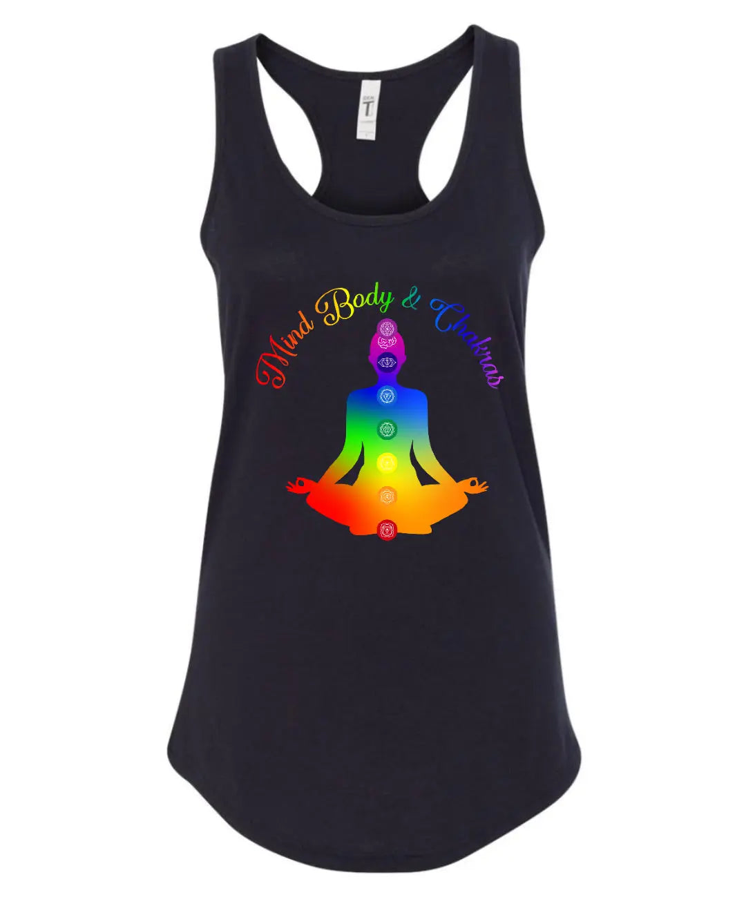 Mind Body & Chakras Women's Racerback Tank 7Suns Apparel