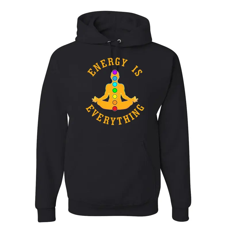Energy is Everything - Meditation - Pullover Hoodie Sweatshirt 7Suns Apparel