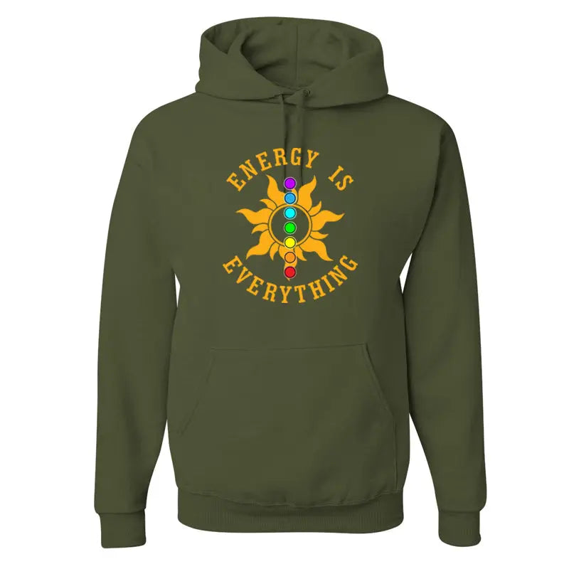 Energy Is Everything - Sun - Pullover Hoodie Sweatshirt 7Suns Apparel