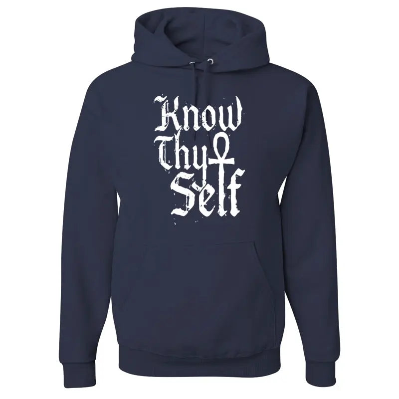 Know Thy Self - Pullover Hoodie Sweatshirt 7Suns Apparel