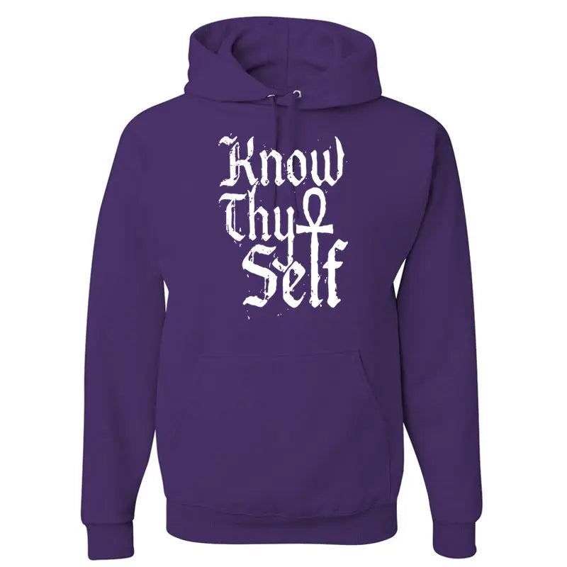 Know Thy Self - Pullover Hoodie Sweatshirt 7Suns Apparel