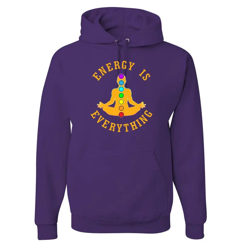 Energy is Everything - Meditation - Pullover Hoodie Sweatshirt 7Suns Apparel