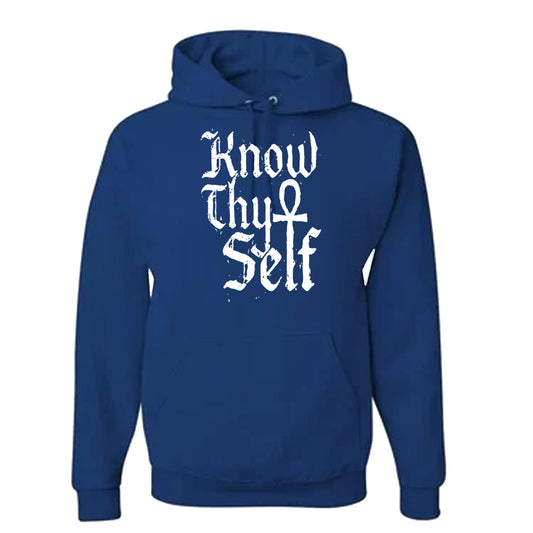 Know Thy Self - Pullover Hoodie Sweatshirt 7Suns Apparel
