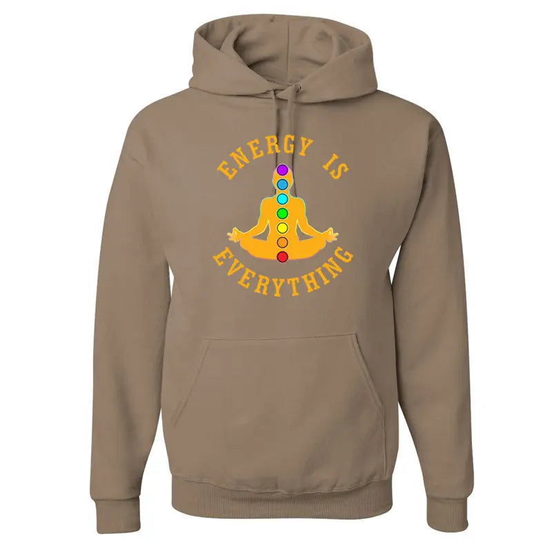 Energy is Everything - Meditation - Pullover Hoodie Sweatshirt 7Suns Apparel