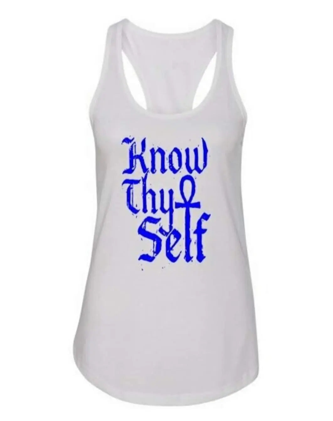 Know Thyself, Women's Racer Back Tank Top 7Suns Apparel