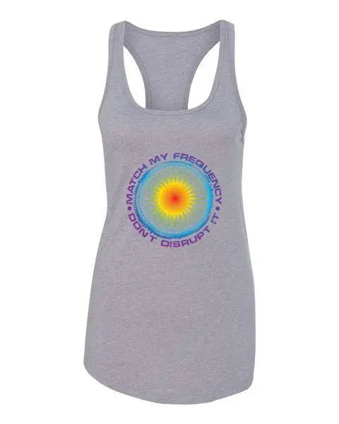 Match My Frequency Women's Racerback Tank Top 7Suns Apparel