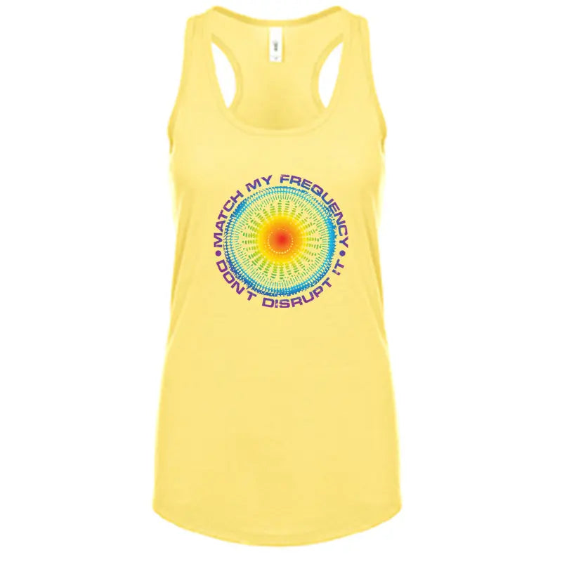 Match My Frequency Women's Racerback Tank Top 7Suns Apparel