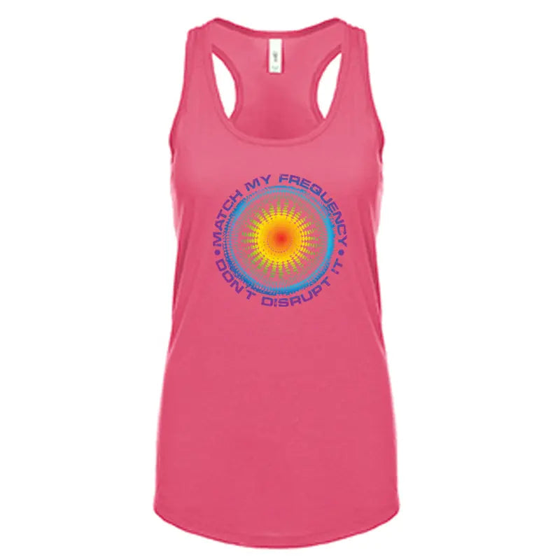 Match My Frequency Women's Racerback Tank Top 7Suns Apparel