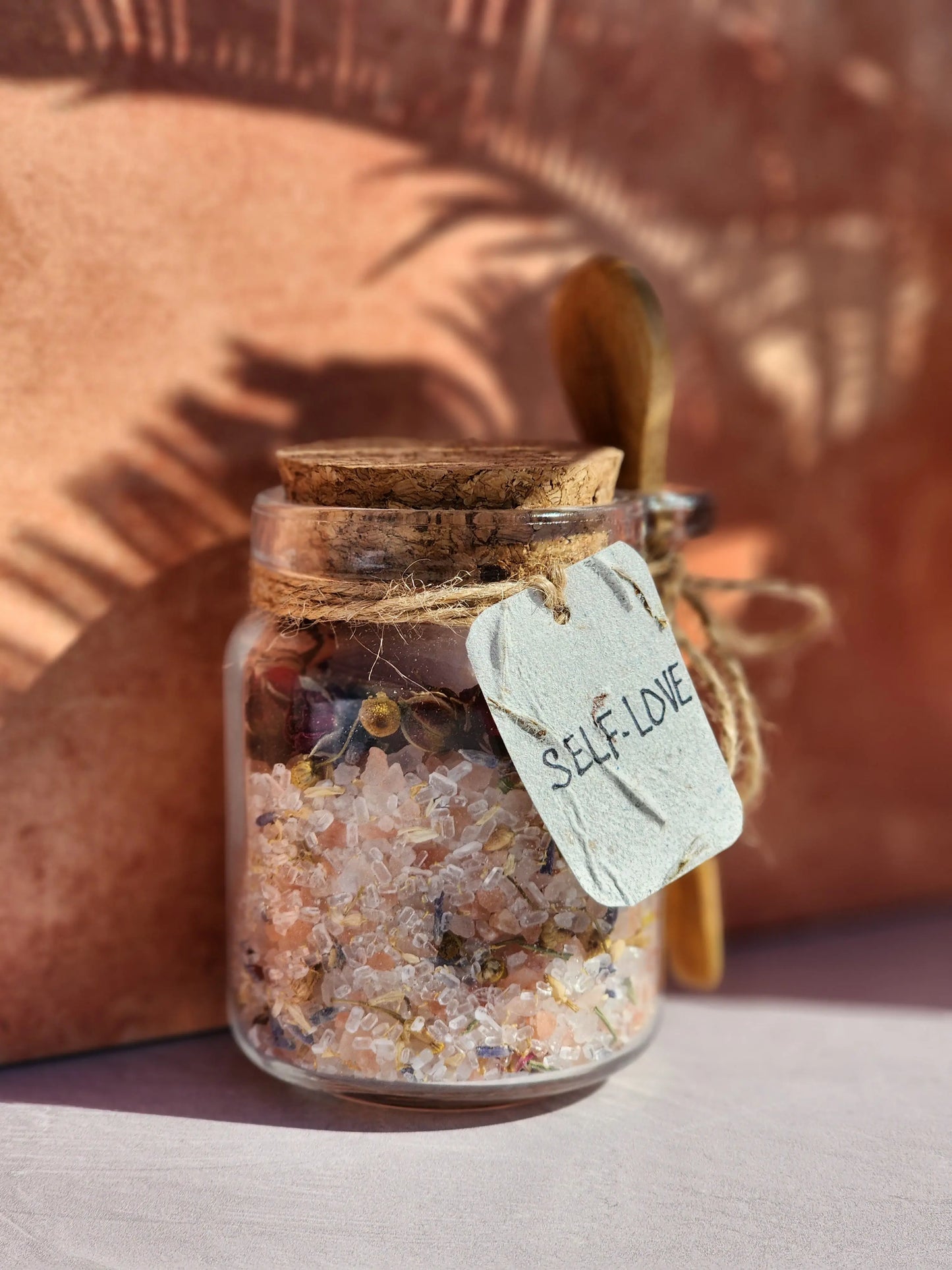 Self-Love All-Natural Organic Crystal Bath Soak Herbal Scent Candle & Co.