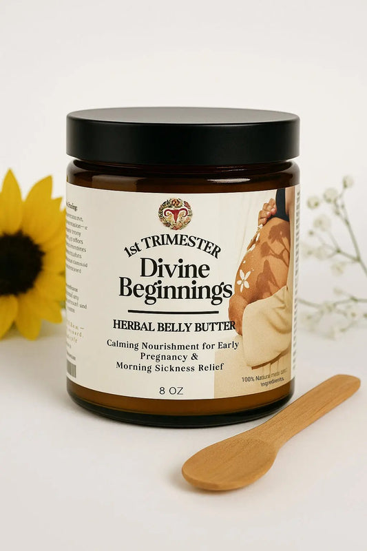 Jar of Divine Beginnings Herbal Belly Butter