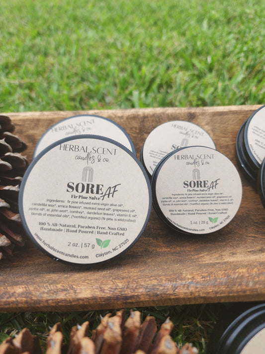 🌿Sore AF Fir Pine Salve - Vegan Friendly