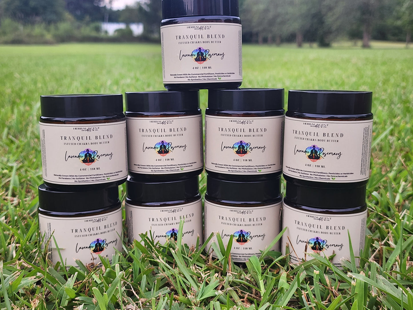 Tranquil Blend Lavender & Rosemary Infused Chakra Body Butter