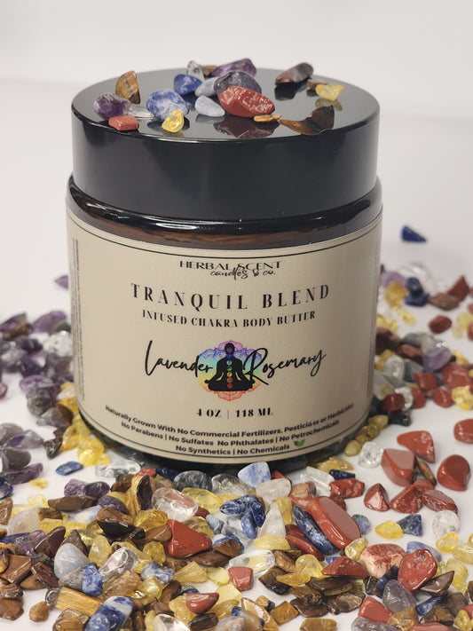 Tranquil Blend Lavender & Rosemary Infused Chakra Body Butter