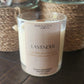 Lavender | Holistic Aromatherapy Vegan Soy Candle (Choose Your Wick) Herbal Scent Candles & Co.