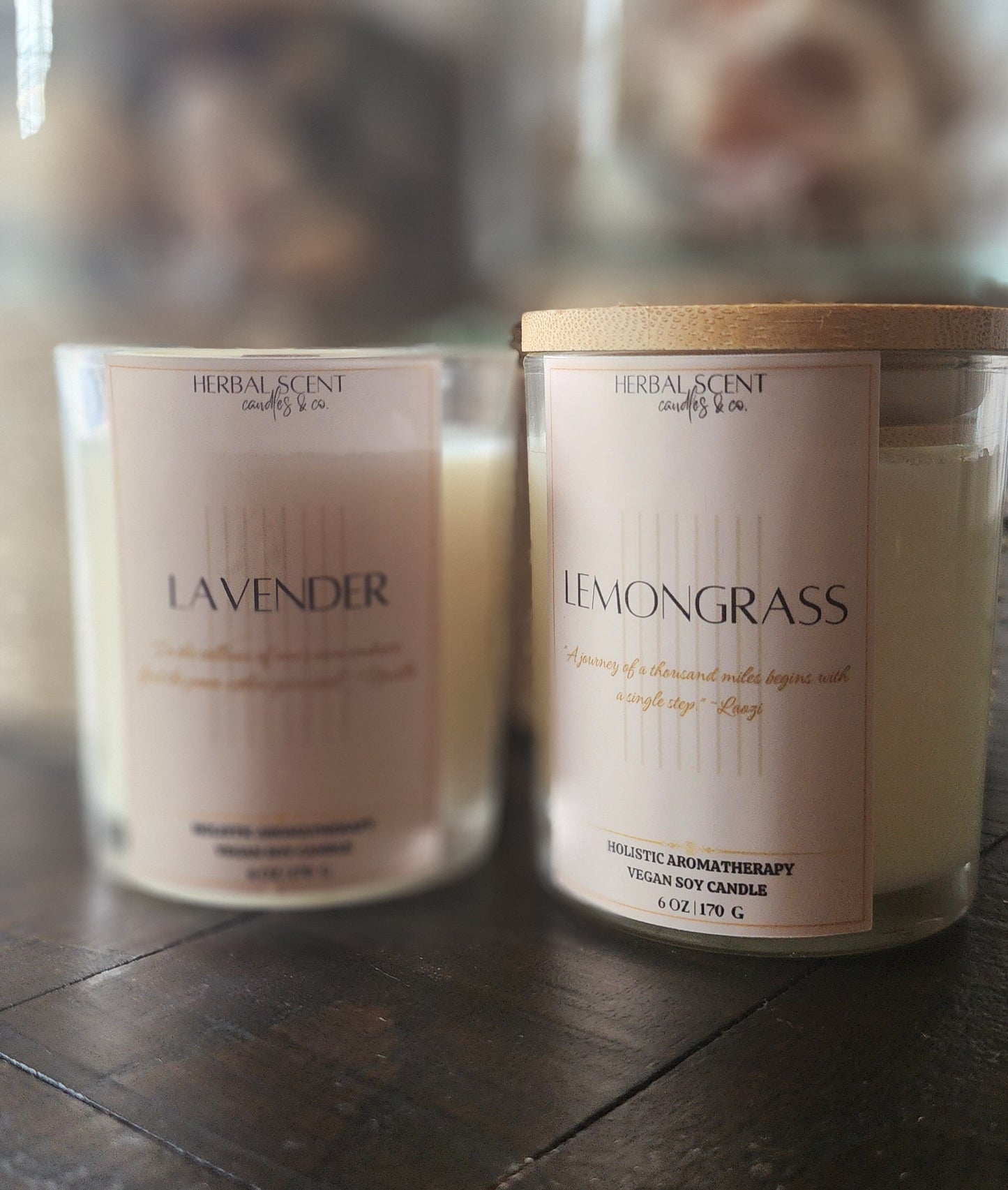 Lavender | Holistic Aromatherapy Vegan Soy Candle (Choose Your Wick)