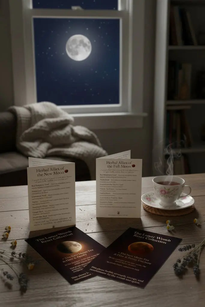 The Lunar Womb Reset | Herbal Ritual for Hormone & Uterine Health Herbal Scent Candles & Co.