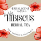Pure Bliss Organic Hibiscus Herbal Tea Herbal Scent Candles & Co.