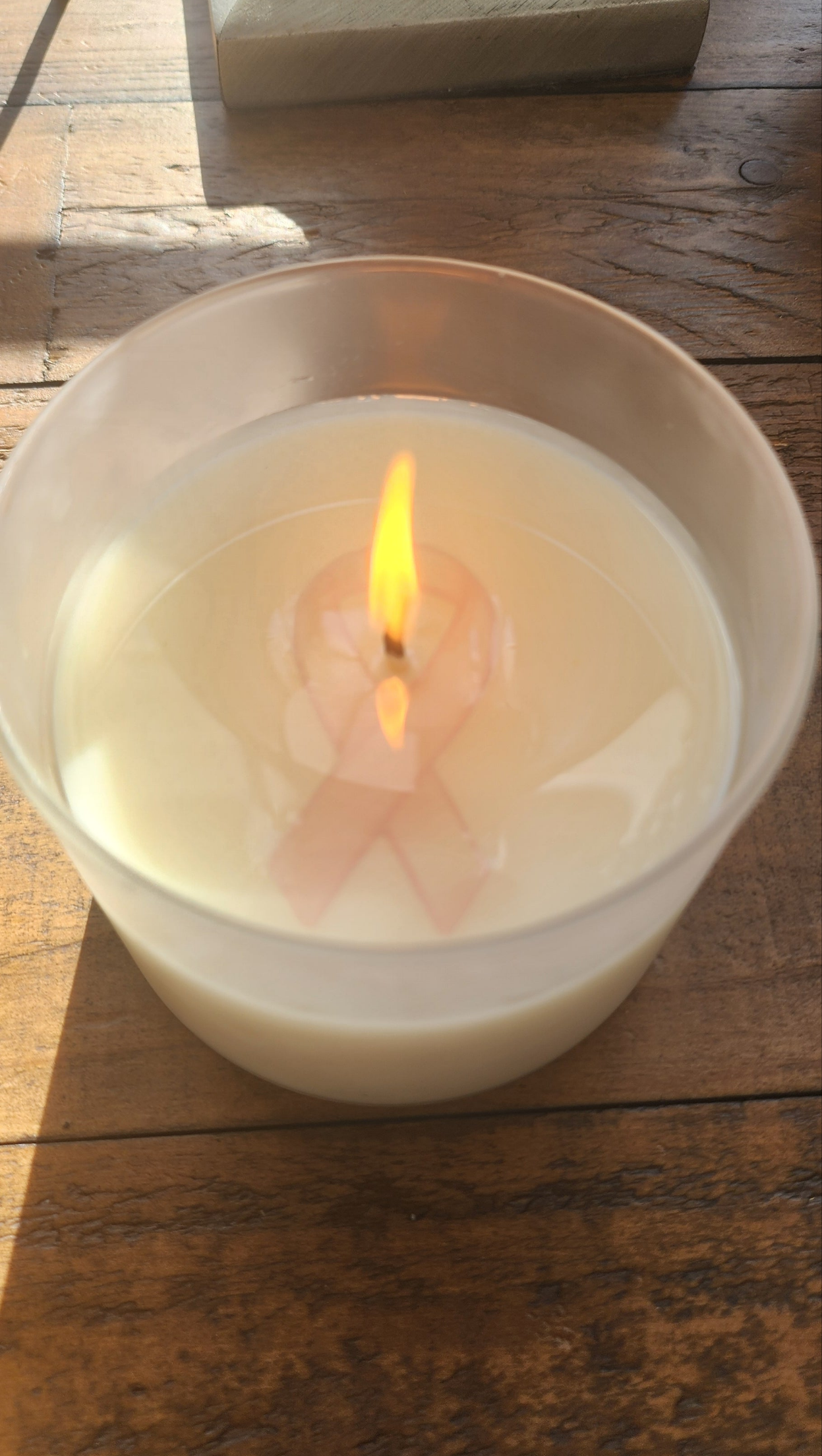 Ribbon of Hope Candles – A Light of Strength, Love, and Remembrance