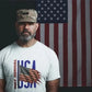 Vet wearing a Not Normal T-Shirt - Not Normal is Patriotic