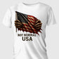 Not Normal USA T-shirt with Skull hands
