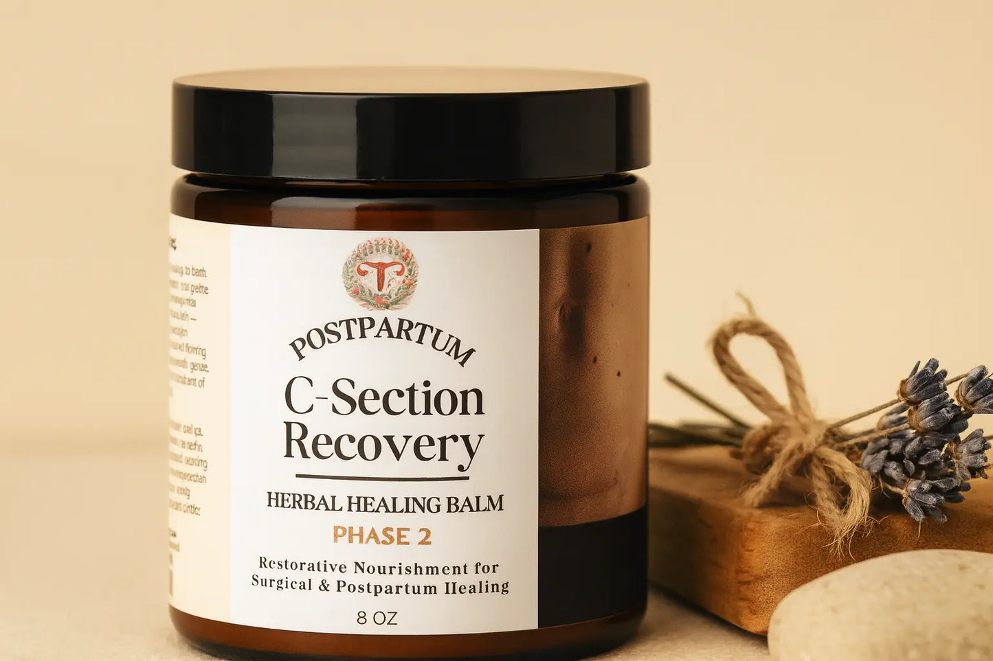 8 oz. jar of C-Section Recovery Healing Balm