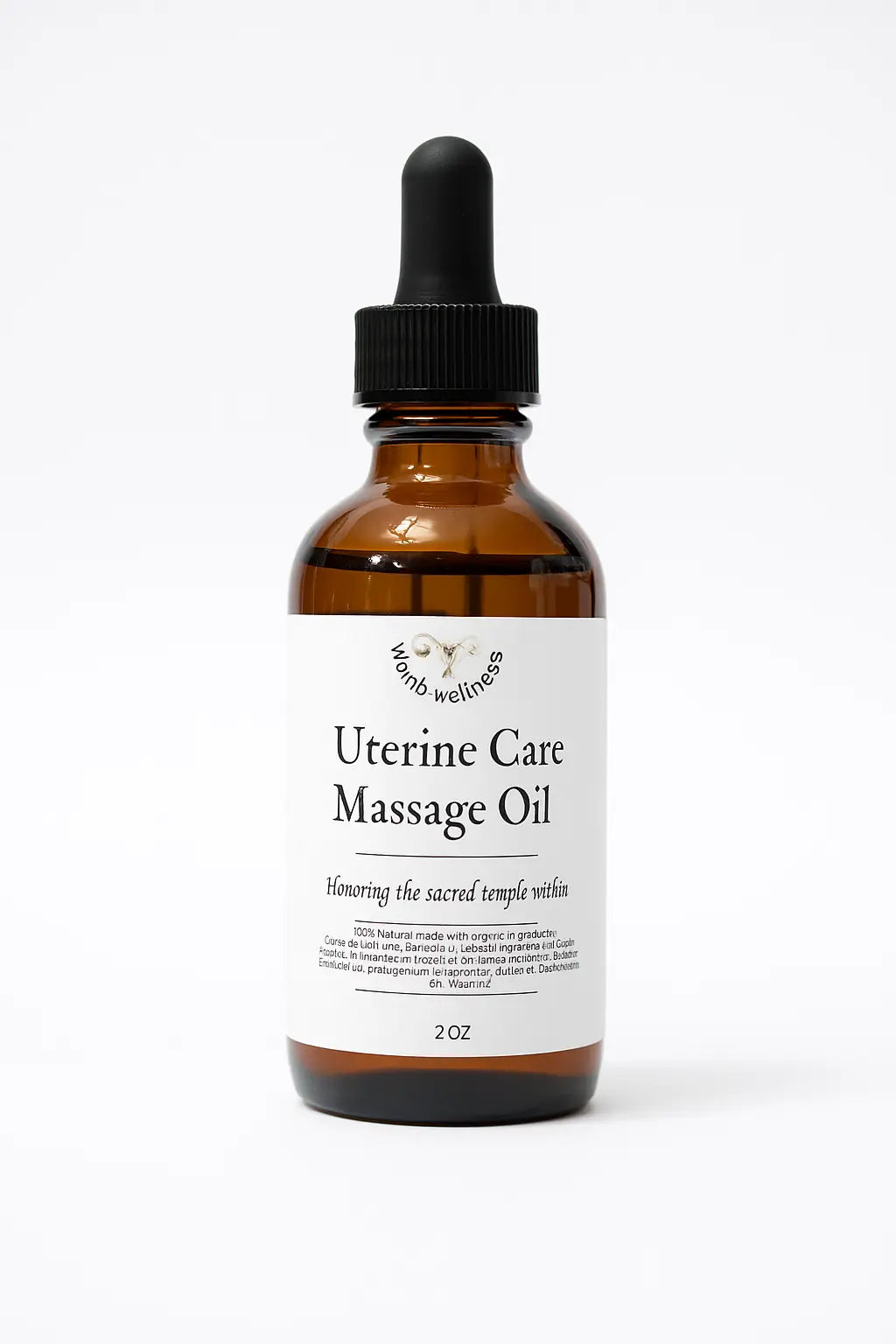 Uterine Care Massage Oil | Natural Menstrual & Fibroid Relief Herbal Scent Candles & Co.