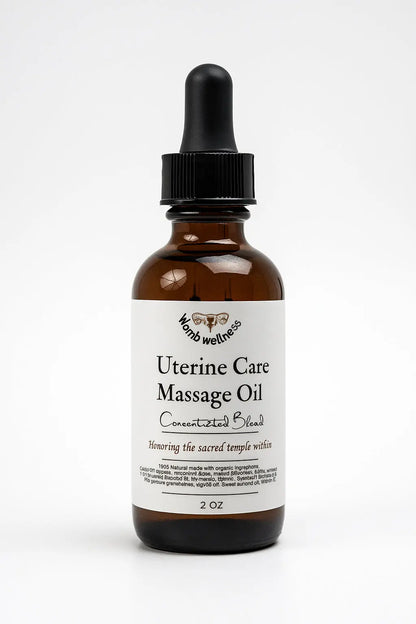 Uterine Care Massage Oil – Concentrated Blend Herbal Scent Candles & Co.